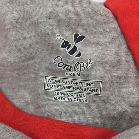 Lil Papa Bear Pajamas Set Cora L Bee Size Medium 100% Cotton - Picture 4 of 11